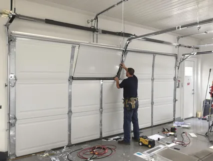 Garage Door Section Replacement in Griswold