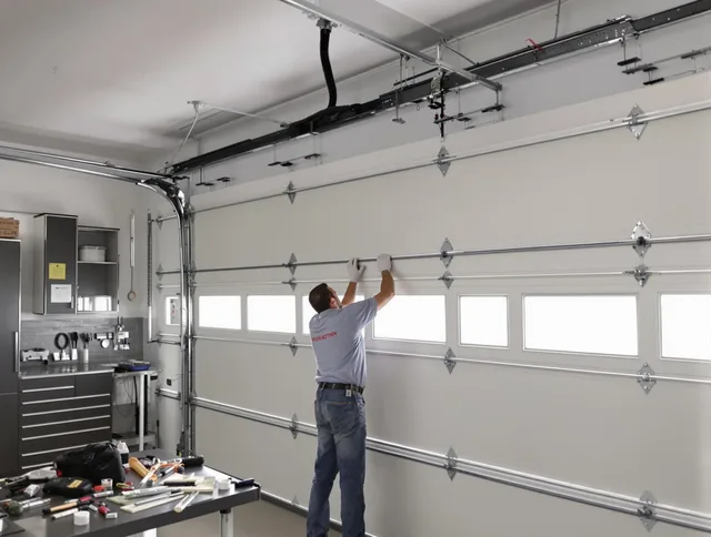 Garage Door Track Repair in Griswold