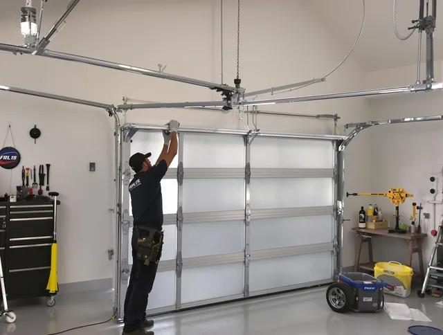 Griswold Garage Door Repair certified team performing precision garage door installation in Griswold