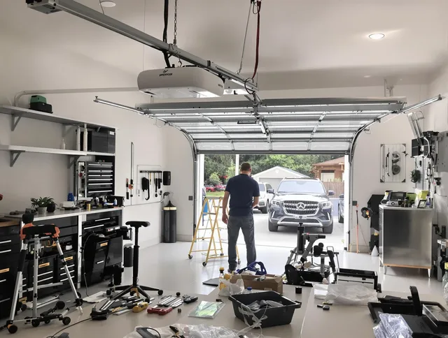 Garage door opener installation by Griswold Garage Door Repair in Griswold