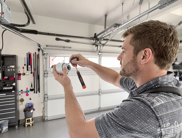 Garage door opener repair service by Griswold Garage Door Repair in Griswold