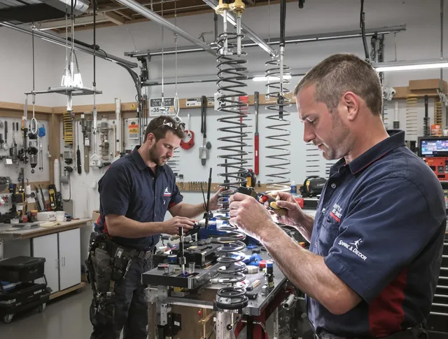 Garage door spring repair service by Griswold Garage Door Repair in Griswold